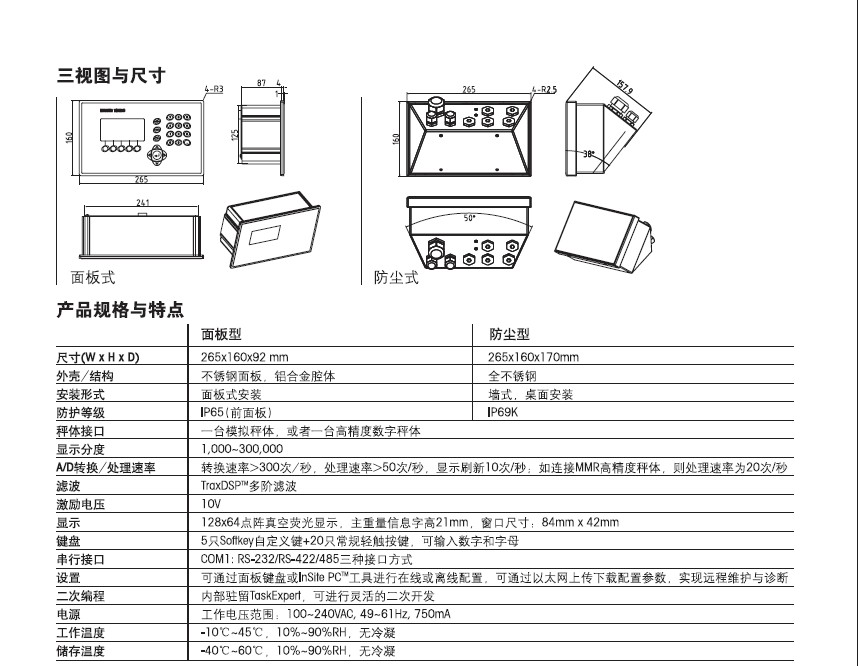 mettler toledo IND560稱重顯示儀表